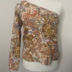Paisley One Sleeve blouse